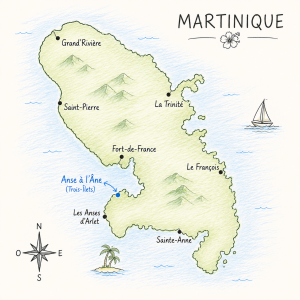 Carte de la Martinique